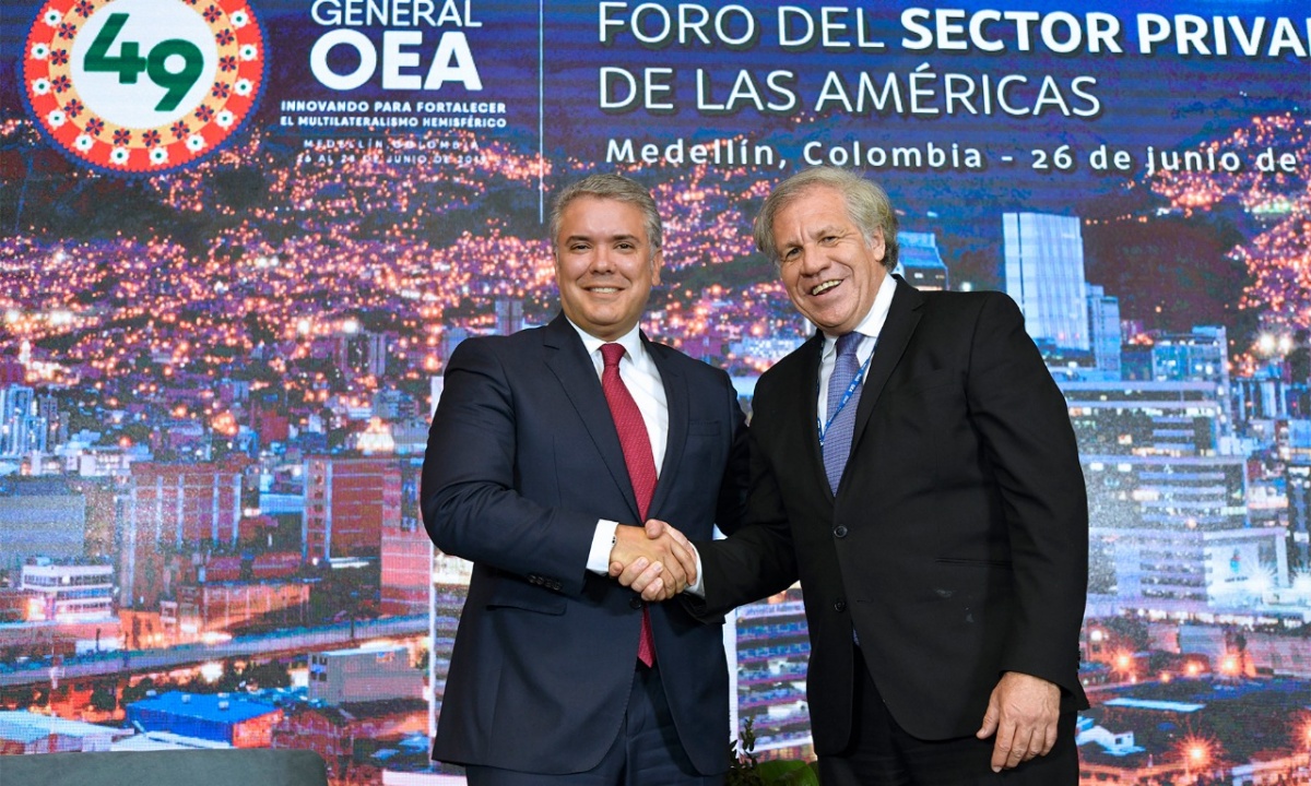 Un triunfo para la democracia: Colombia acoge con beneplácito la reelección de Luis Almagro como Secretario General de la OEA