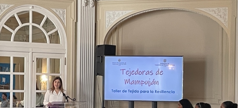 Taller de Tejido para la Resiliencia con las Tejedoras de Mampujan fue organizado por Misión de Colombia ante la OEA