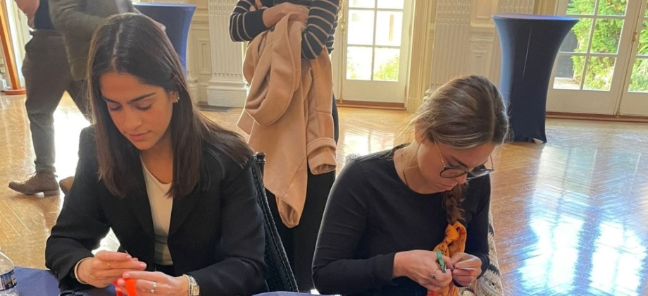 Taller de Tejido para la Resiliencia con las Tejedoras de Mampujan fue organizado por Misión de Colombia ante la OEA