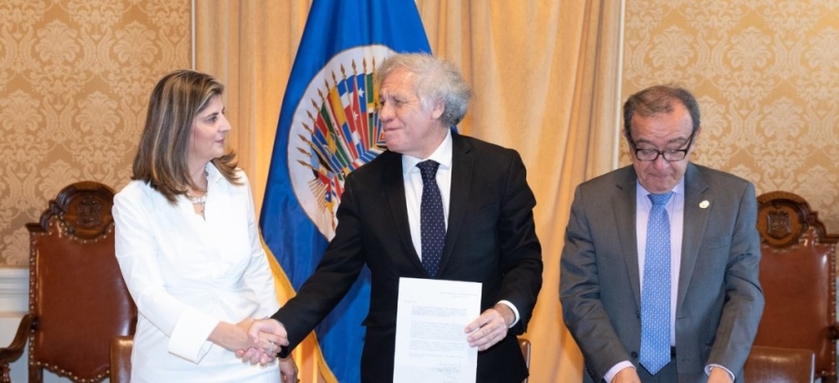 Viceministra Laura Gil oficializó ante el Secretario General de la OEA la adhesión de Colombia a la Convención Interamericana sobre la Protección de los Derechos de las Personas Mayores