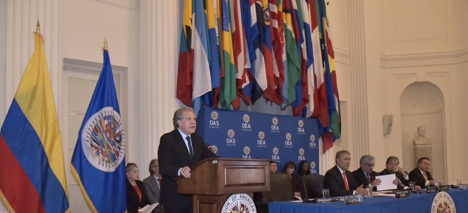 Palabras del Secretario General de la Organización de Estados Americanos (OEA), Luis Almagro, en la sesión protocolar del Consejo Permanente