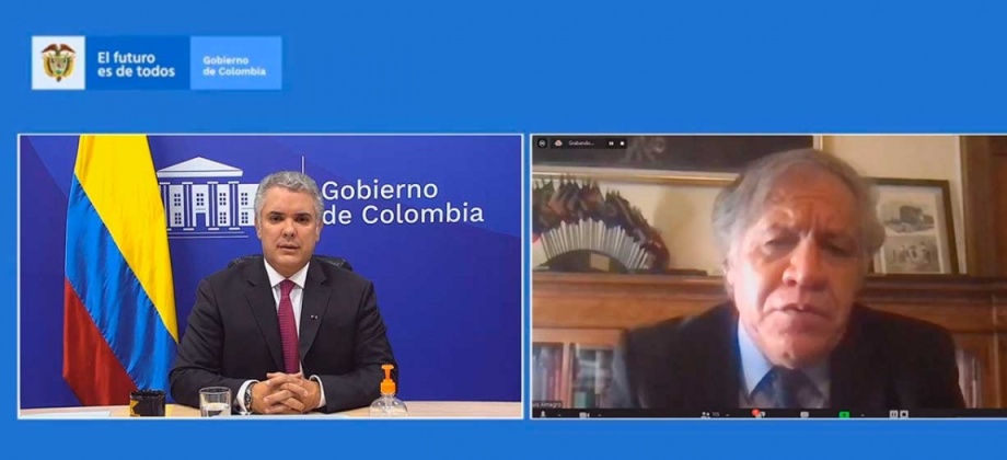 Secretario de la OEA reconoce esfuerzos de Colombia y respalda protección a migrantes