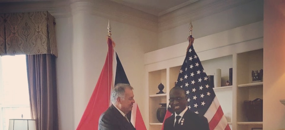 Embajador de Colombia ante la OEA sostuvo un encuentro con el Embajador de Trinidad y Tobago 
