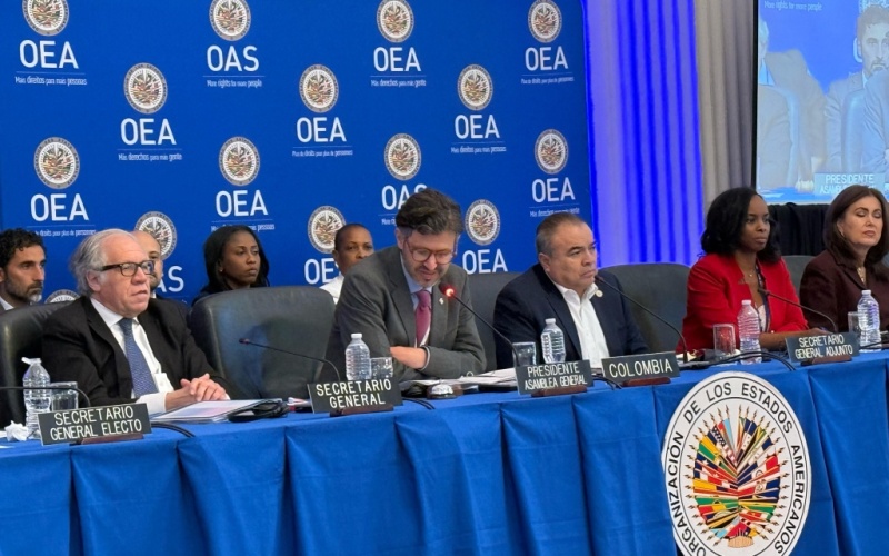 Viceministro de Asuntos Multilaterales, Mauricio Jaramillo Jassir, participó en la Asamblea General de la OEA