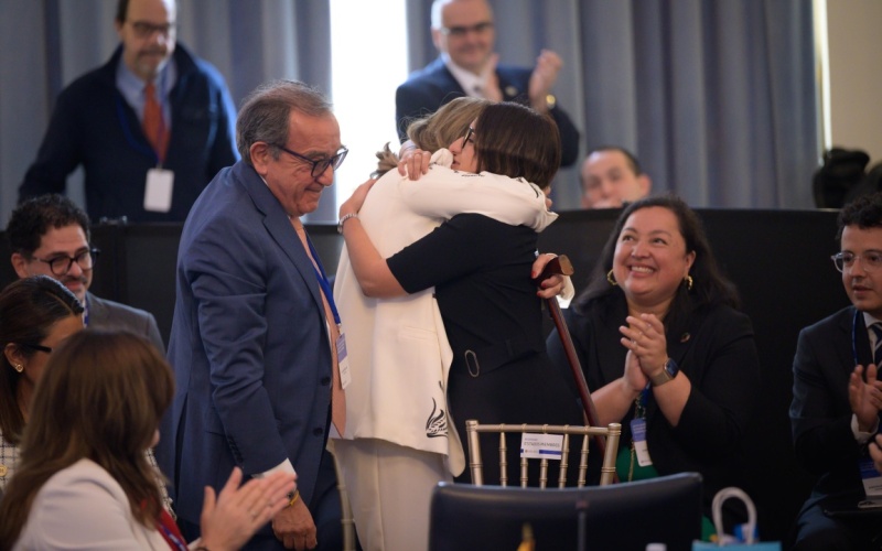 "La OEA ha marcado un hito histórico al elegir por primera vez a una mujer para ocupar la Secretaría General Adjunta", aseguró la Canciller Laura Sarabia