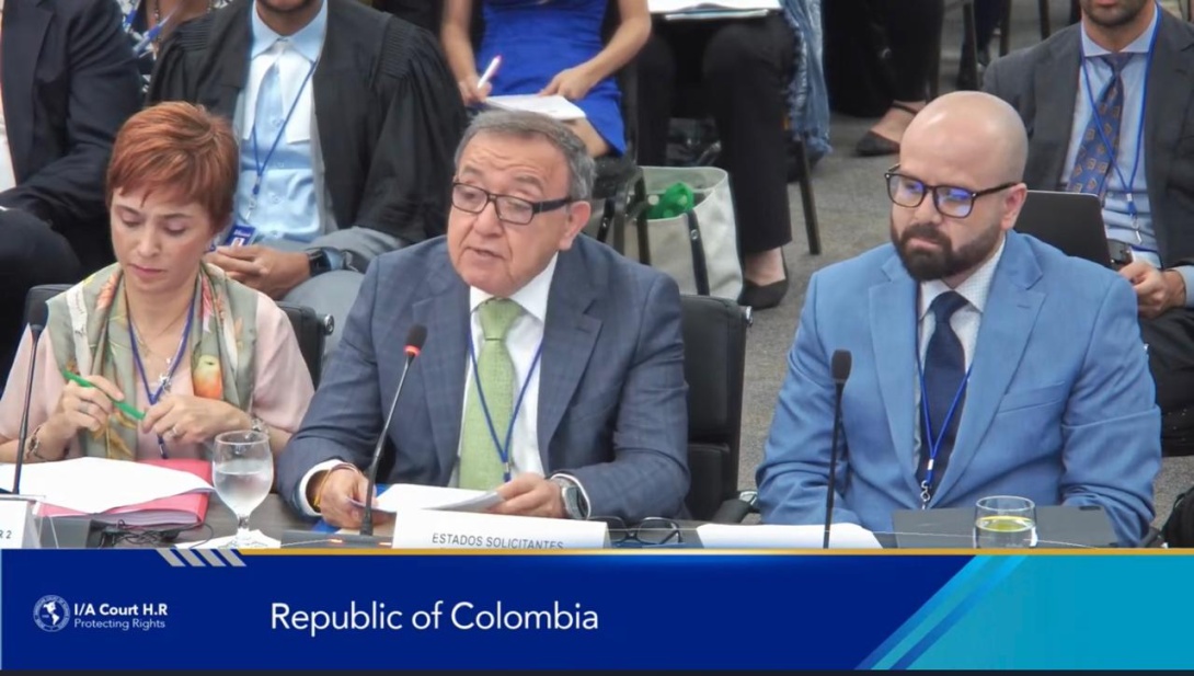 Colombia presentó argumentos orales en opinión consultiva ante la Corte Interamericana de Derechos Humanos sobre emergencia climática y Derechos Humanos