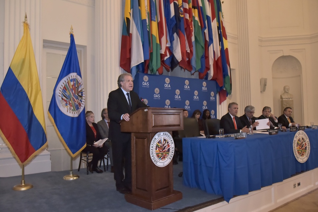Palabras del Secretario General de la Organización de Estados Americanos (OEA), Luis Almagro, en la sesión protocolar del Consejo Permanente