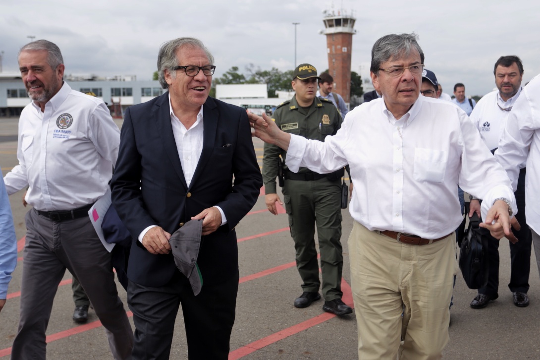 Llegaron a Cúcuta el Canciller, el Secretario General de la OEA, el Director para las Américas de HRW y el equipo técnico para realizar trabajo de campo en la frontera Llegaron a Cúcuta el Canciller, el Secretario General de la OEA, el Director para las Américas de HRW y el equipo técnico para realizar trabajo de campo en la frontera