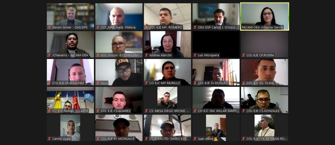 Colombia y la Organización de Estados Americanos realizan capacitación sobre Seguridad Física y Gestión de Arsenales Colombia y la Organización de Estados Americanos realizan capacitación sobre Seguridad Física y Gestión de Arsenales